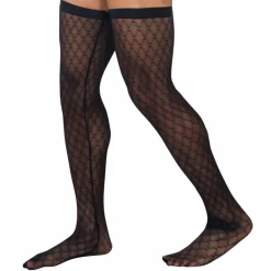 Bas en Résille Diamant Noirs