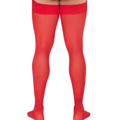 Bas en Résille Rouges