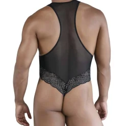 Body Dentelle - Résille Noir