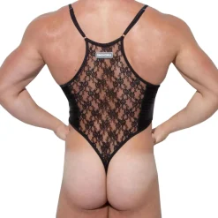 Body String Belus Dentelle Noir