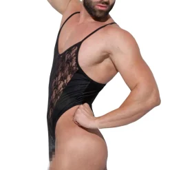 Body String Belus Dentelle Noir