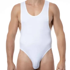Body String Sexy Coton Modal Blanc