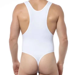 Body String Sexy Coton Modal Blanc