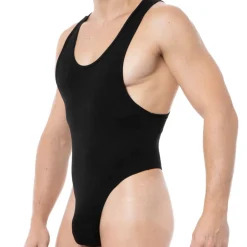 Body String Sexy Coton Modal Noir