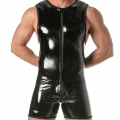 Body Zippé Vinyl Noir