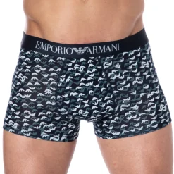 Boxer All Over Logo Bleu Marine