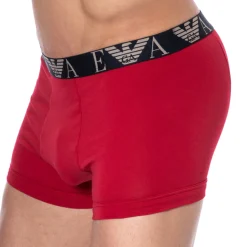 Boxer Bold Monogram Coton Rouge