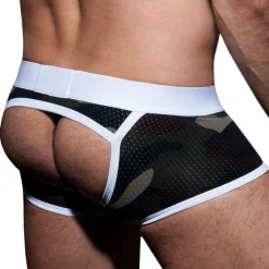 Boxer Camo Stripe Fetish Blanc
