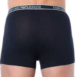 Boxer Core Logoband Coton Marine - Bleu Ciel