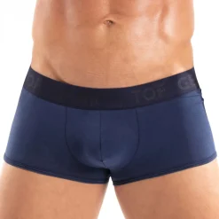 Boxer Court Access Coton Bleu Marine