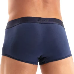 Boxer Court Access Coton Bleu Marine