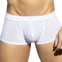 Boxer Court Daisy Flower Blanc
