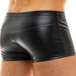 Boxer Court Leather Simili-Cuir Noir