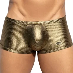 Boxer Court Métallique Art Déco Doré