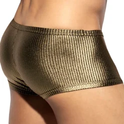 Boxer Court Métallique Art Déco Doré