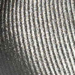 Boxer Court Métallique Art Déco Argenté