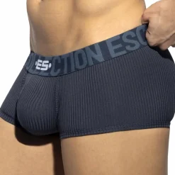 Boxer Court Recycled Rib Bleu Marine