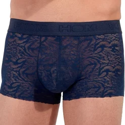Boxer Court Temptation Free Cut Lace Bleu Marine