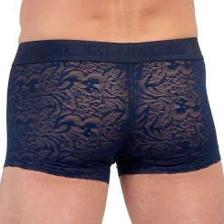 Boxer Court Temptation Free Cut Lace Bleu Marine