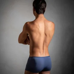 Boxer Court Temptation Plume Microfibre Bleu Jeans