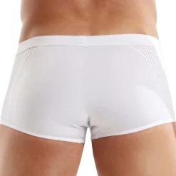 Boxer Court Tentation Microfibre Blanc