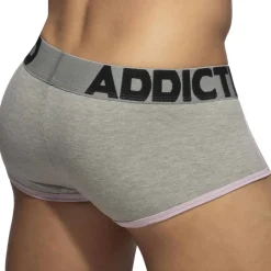 Boxer Court Trey Coton Gris - Rose