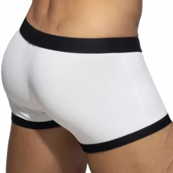 Boxer de Bain Classic Piqué Blanc