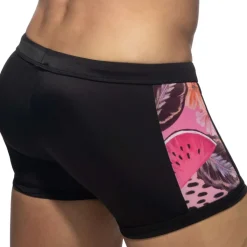 Boxer De Bain Hydrangea Noir