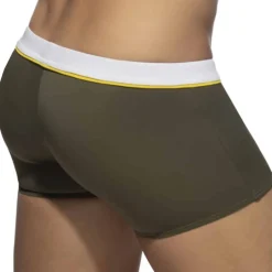 Boxer de Bain Sport Detail Binding Kaki