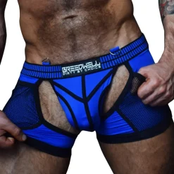 Boxer Jock Chock Hybred Bleu