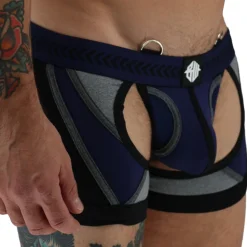 Boxer Jock Chock Mister Luxe Bleu Marine