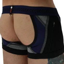 Boxer Jock Chock Mister Luxe Bleu Marine
