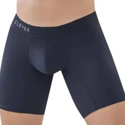 Boxer Long Classic Match Microfibre Noir