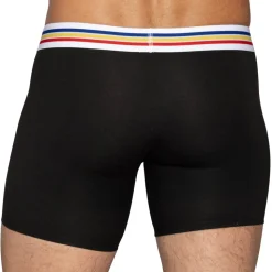 Boxer Long Coton Noir