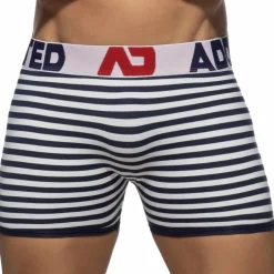 Boxer Long Sans Couture Marinière