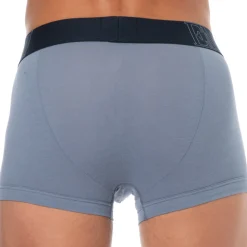 Boxer Megalogo Coton Gris Pierre