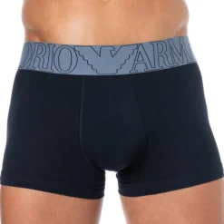 Boxer Megalogo Coton Marine