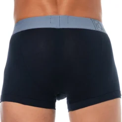 Boxer Megalogo Coton Marine