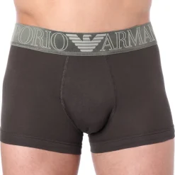 Boxer Megalogo Coton Marron