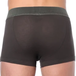 Boxer Megalogo Coton Marron