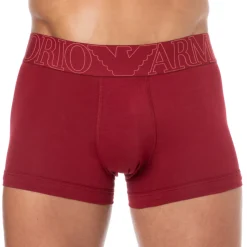 Boxer Megalogo Coton Rhubarbe