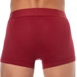 Boxer Megalogo Coton Rhubarbe
