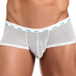 Boxer Mini Groove Blanc