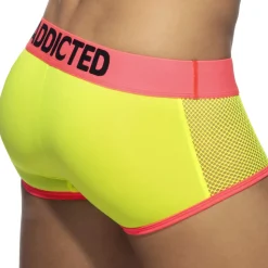 Boxer Neon Mesh Jaune Fluo