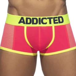 Boxer Neon Mesh Rose Fluo