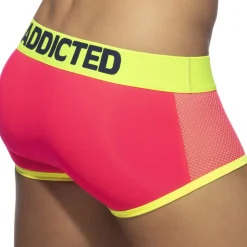 Boxer Neon Mesh Rose Fluo