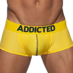 Boxer Push Up Mesh Jaune