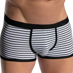 Boxer Retro RED 2475 Blanc - Gris