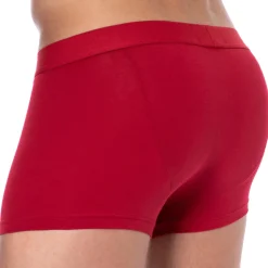 Boxer Saint-Valentin Uni Rouge