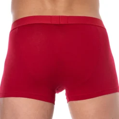 Boxer Saint-Valentin Uni Rouge